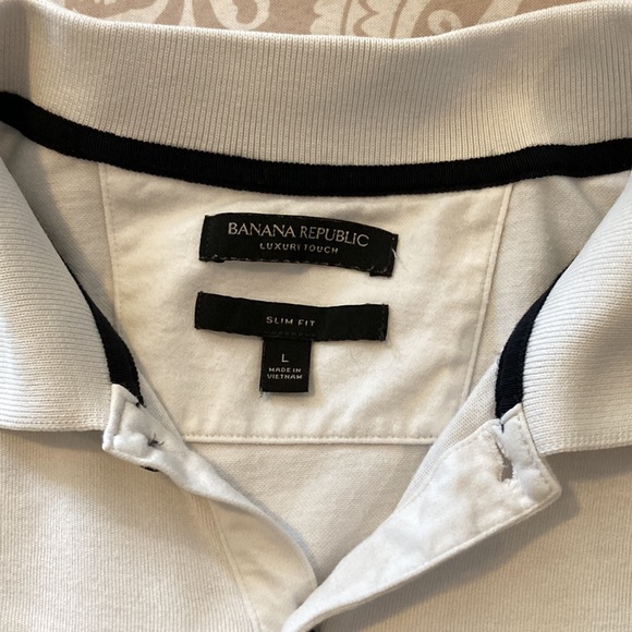 Men’s Banana Republic Polo Shirt, large slim fit - Picture 5 of 6